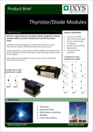 Ixys thyristor and diodes product brief